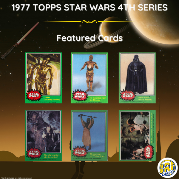 JRI Cards | 1977 Topps Star Wars 4th Series Wax Pack (8