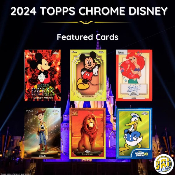 JRI Cards | 2024 Topps Chrome Disney Hobby Foil Pack (6