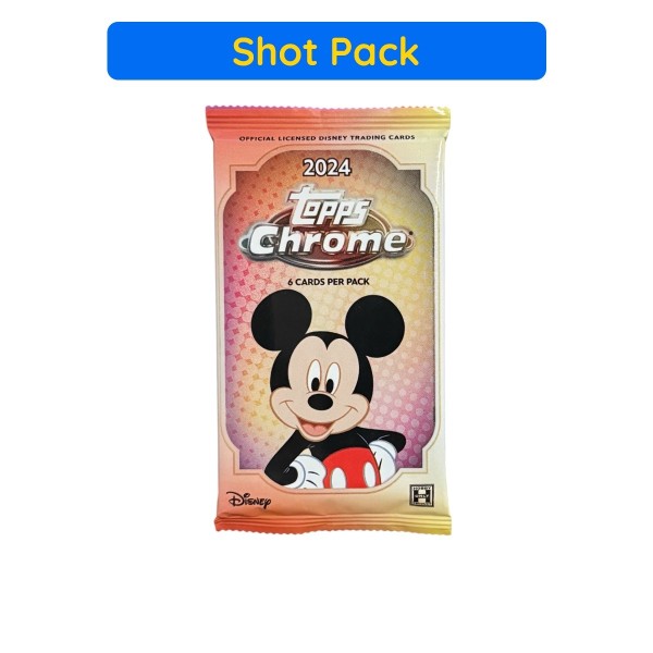 JRI Cards | 2024 Topps Chrome Disney Hobby Foil Pack (6