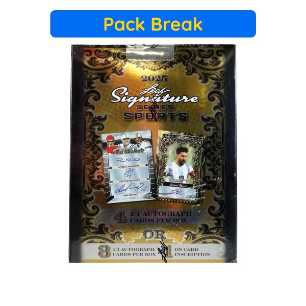 JRI Cards | 2025 Leaf Signature Series Sports Hobby Box (4
