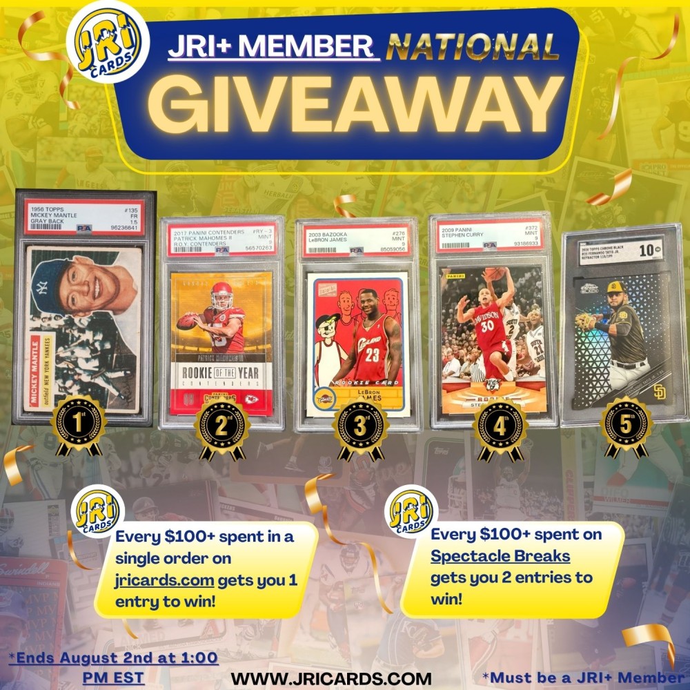JRI+ Member National Giveaway